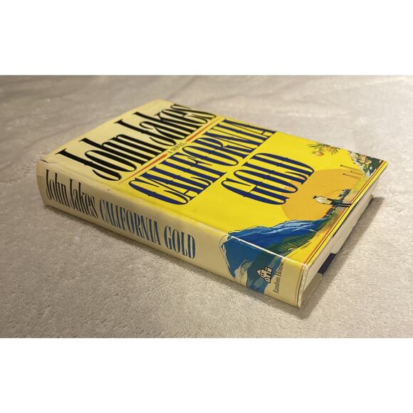 California Gold by John Jakes - 1989 HCDJ - Picture 3 of 7